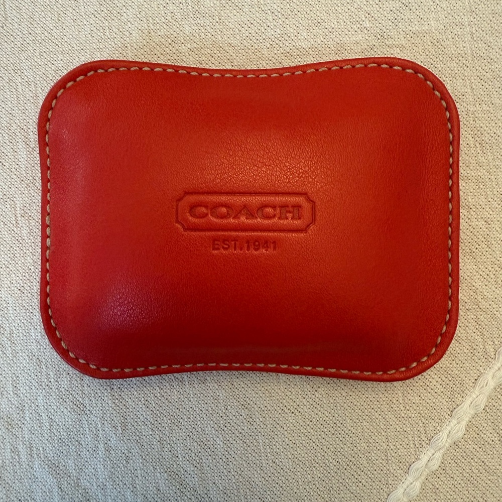 Coach Leather Paperweight